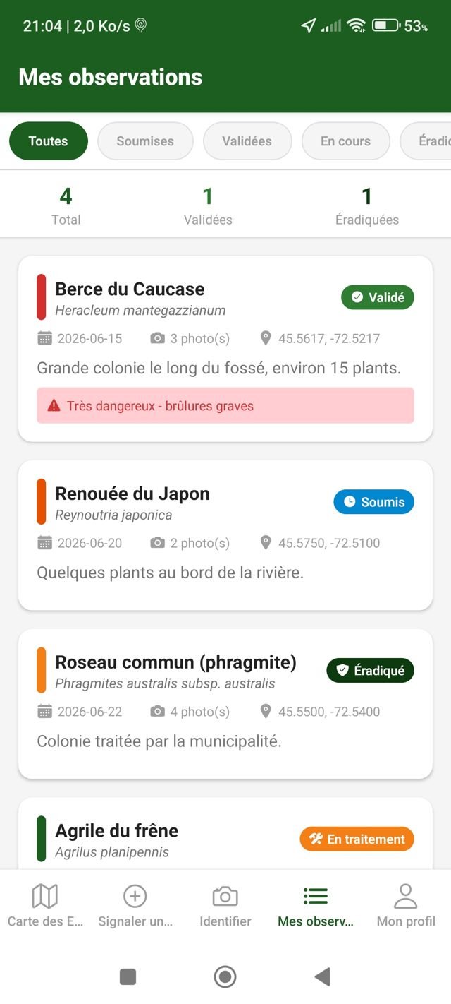 Capture 3 de l'application